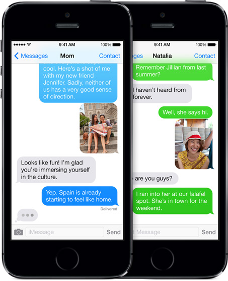 Imessenger application screenshot